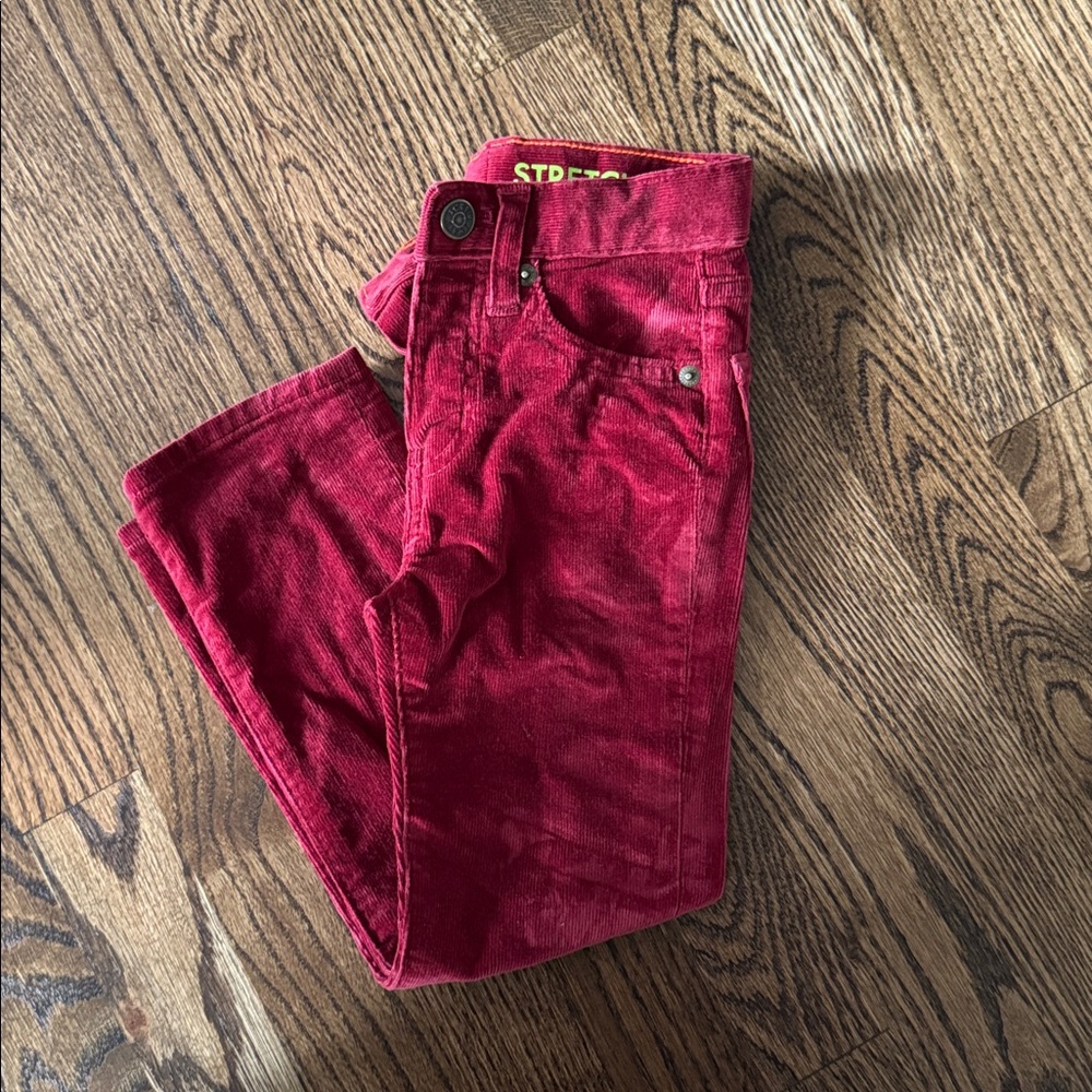 Maroonish/Red Corduroy Pants